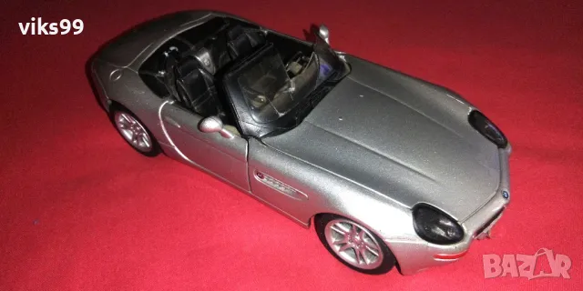 BMW Z8 Maisto Made in Thailand - Мащаб 1:24, снимка 6 - Колекции - 48480294