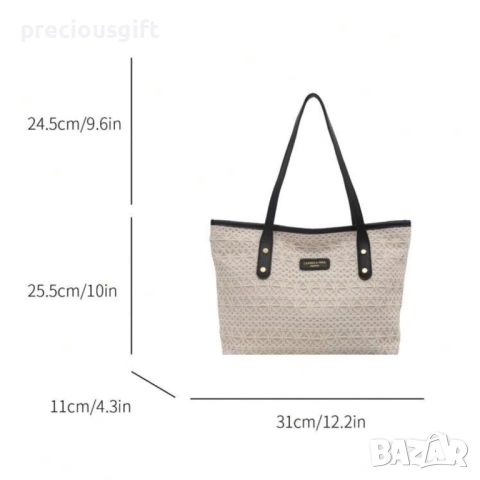 Дамска голяма чанта, снимка 7 - Чанти - 51462201