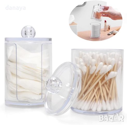 3801 Комплект поставки органайзер за памучни тампони и клечки за уши, снимка 6 - Органайзери - 41492590
