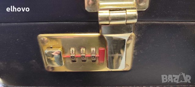 Кожено дипломатическо куфарче с шифър Nivella, снимка 5 - Куфари - 44368425