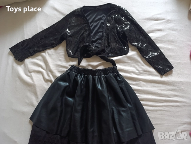 134/140 Кожена пола Breeze и бляскаво болеро