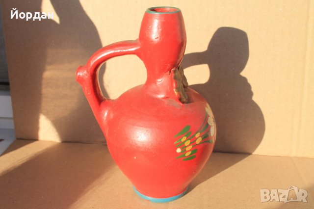 Стара българска керамична стомна, снимка 2 - Антикварни и старинни предмети - 39769633