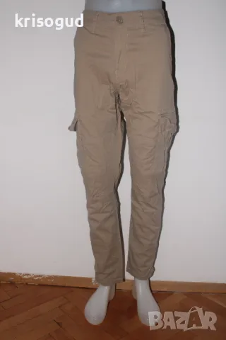 Мъжки карго панталон Only & Sons, Размер М, цвят каки.