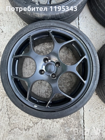 Джанти 17 4x100, снимка 4 - Гуми и джанти - 51978816