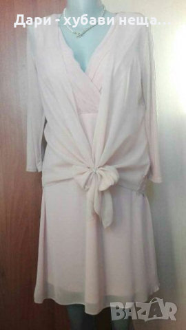 Нежна рокля на Vila, в розово🍀❤M,M/L❤🍀арт.4082, снимка 5 - Рокли - 36184138