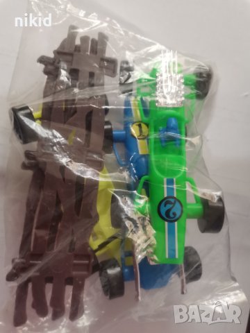 Рали коли колички картинг писта кола пластмасови фигурки фигурка играчка играчки украса декор торта , снимка 2 - Фигурки - 42195530