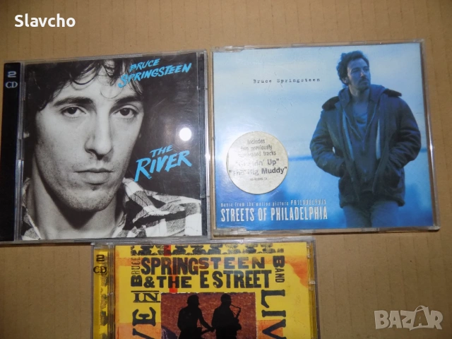Компакт дискове на-Bruce Springsteen-The River/Streets Of Philadelphia/Bruce Springsteen LIVEnewYork, снимка 2 - CD дискове - 38595739