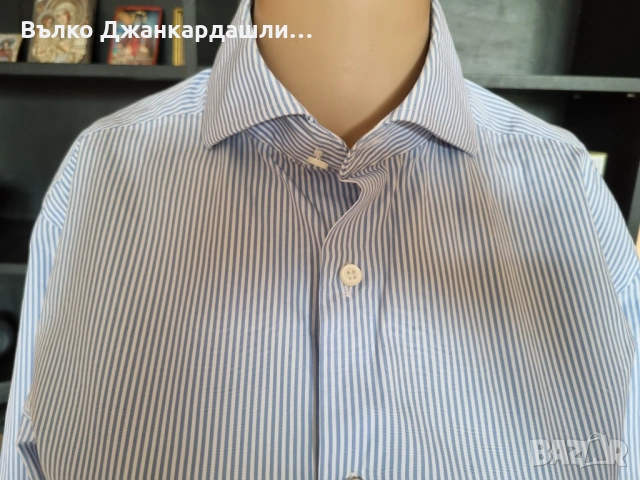 Мъжка риза, Massimo Dutti, снимка 5 - Ризи - 53094198