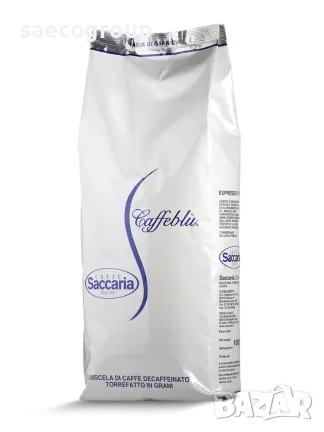 Италианско премиум безкофеиново кафе на зърна Caffe Saccaria  Caffeblù