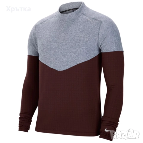 Nike Sphere Run Division - Оригинална мъжка блуза с вълна р-р S