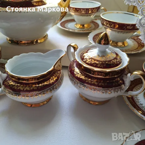 Баварски сервиз за кафе от 27 части, снимка 13 - Сервизи - 55891356
