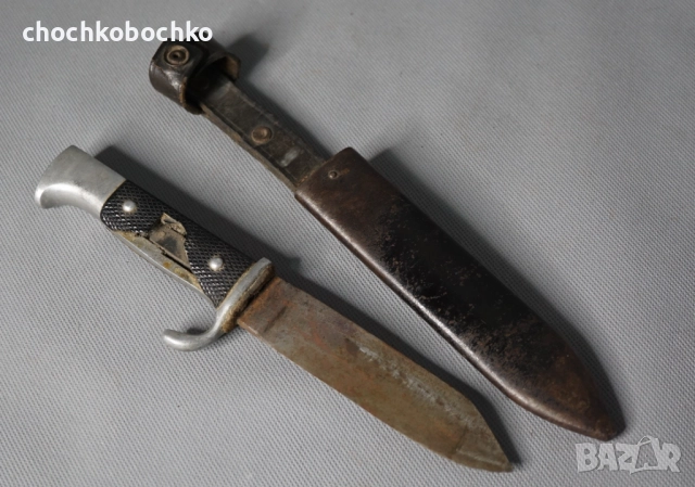 Стар нож бранник с кания щик кама острие, снимка 2 - Антикварни и старинни предмети - 52070791