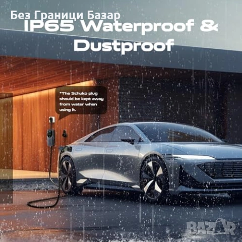 Ново Преносимо зарядно за електромобил Type 2 3kW 6/10/13A 5m EV Charger, снимка 6 - Друга електроника - 53695735