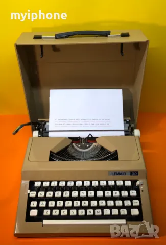 Пишеща Машина Lemair 3/ 3 цвята Латиница нова лента топ състояние, снимка 7 - Антикварни и старинни предмети - 48814104