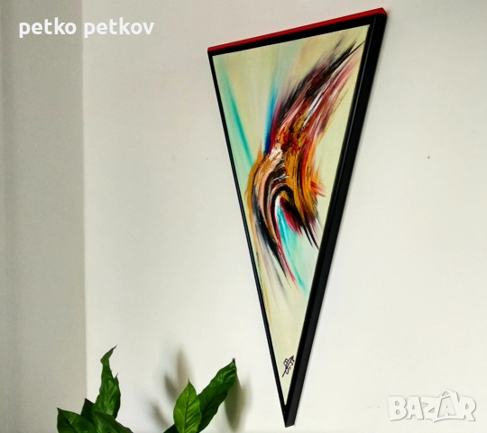 Абстрактни картини: Trekanten, снимка 3 - Картини - 52502330