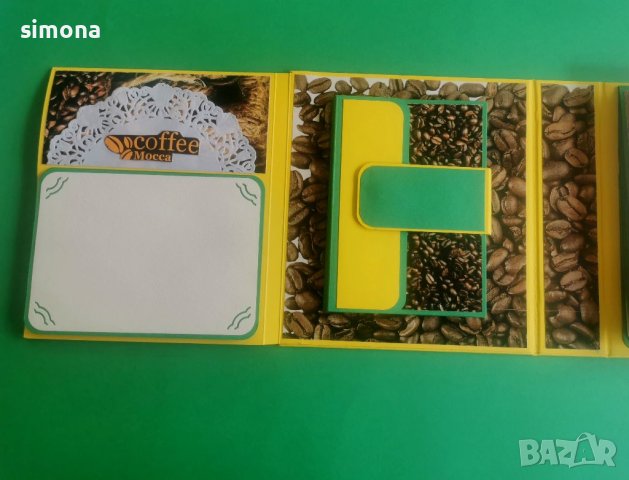 Скрапбук албум,, Coffee", снимка 3 - Други - 41337232