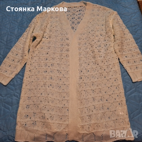 Нова плетена жилетка