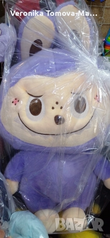 Лабубу плюшена играчка 80см 100см , снимка 2 - Плюшени играчки - 51450975