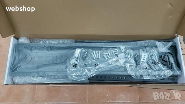 Подсилена стойка за TV Alien EA203LA с две чупещи се рамена до 75", до 45 kg, VESA 600 х 400, снимка 4 - Стойки, 3D очила, аксесоари - 48495040