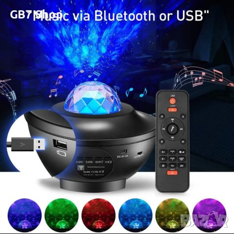 LED Проектор Звездно Небе, снимка 4 - Прожектори - 41205008