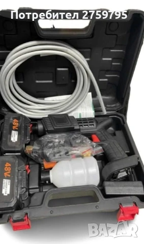 НОВО Акумулаторна водоструйка с 2 батерии 48 v., снимка 3 - Други инструменти - 50794428