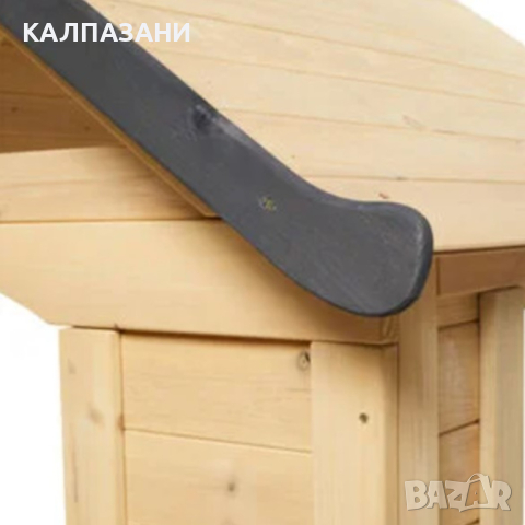 Детска Къща GINGER HOME, Дървена, Игра на Открито в Двора и Градината, 140 х 112 x 108 см. C325, снимка 8 - Други - 44670028