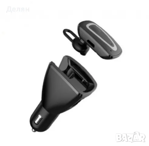 Безжични слушалки с USB зарядно за кола ., снимка 1