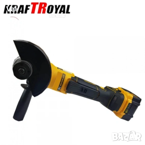 Комплект акумулаторен ъглошлайф 36V 8,0 Ah + 2 батерии и зарядно в куфар, снимка 4 - Ъглошлайфи - 53690188