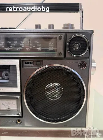 🔈Рядък колекционерски радиокасетофон Sanyo M 9994K - Boombox - профилактиран🔈, снимка 4 - Радиокасетофони, транзистори - 56153761