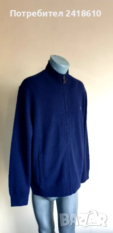 POLO Ralph Lauren Cardigan Wool  Knitted Full Zip Mens Size L НОВО! ОРИГИНАЛ! Мъжки Вълнени Жилетки , снимка 15 - Пуловери - 52794158