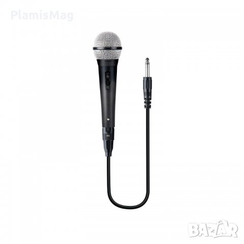 Микрофон One Plus R2853, 6.3mm, Караоке, Черен, снимка 2 - Микрофони - 34387302