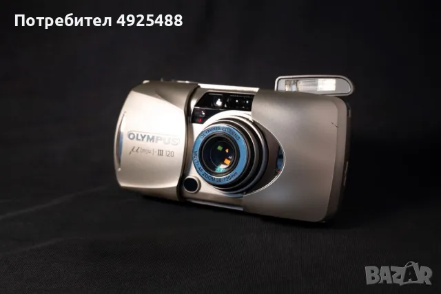 Olympus Mju III - филмов/лентов Point & Shoot фотоапарат, снимка 2 - Фотоапарати - 56136055