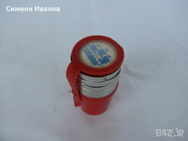 Стар съветски комплект от 5 алуминиеви чашки #1397, снимка 1