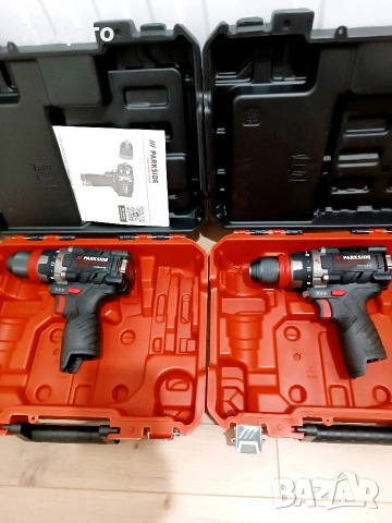 12 V Акумулаторни безчеткови винтоверти Parkside Performance, снимка 10 - Винтоверти - 53491041
