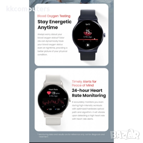 HAYLOU LS05 Lite Смарт часовник- 1.38" дисплей, 100 спортни режима, мониторинг на съня и сърдечния р, снимка 6 - Смарт часовници - 52536787