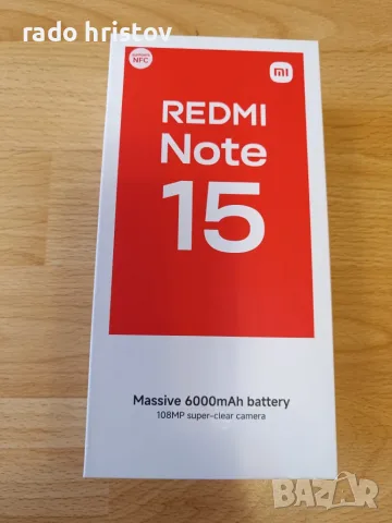 Смартфон Redmi Note 15 128 GB 6 GB RAM Dual Sim, NEW !!!+ подарък оригинален Кейс, снимка 4 - Xiaomi - 55867859