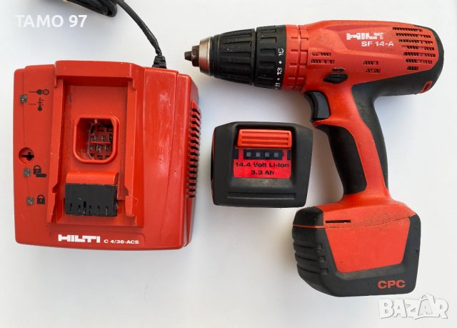 Hilti SF 14-A - Трискоростен винтоверт 2x14.4V 3.3Ah, снимка 1