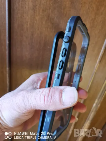 Водоустойчив калъф Body Glove Tidal за iPhone 13 Pro Max - черен/прозрачен, снимка 3 - Apple iPhone - 49222759