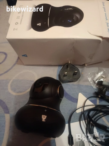 Littlf камера за наблюдение 360-градусова камера за наблюдение на закрито, Wi-Fi камера НОВА, снимка 4 - Камери - 53058600