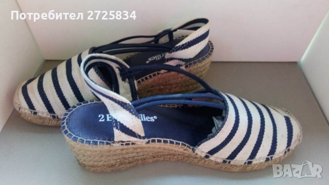 Оригинални еспадрили-сандали 2 Espadrilles, Испания, 39, снимка 10 - Сандали - 41533602