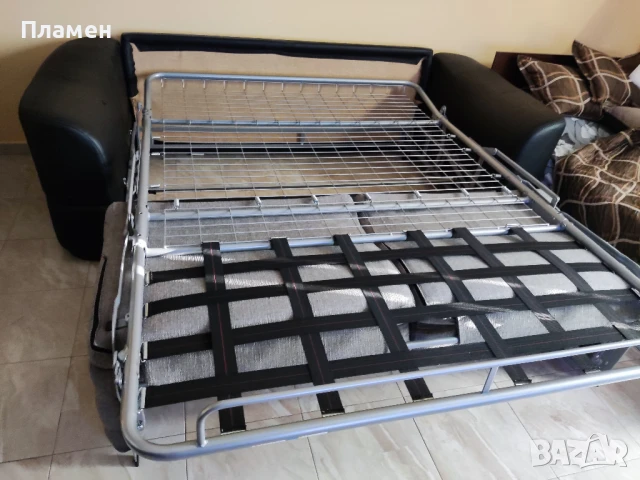 Разтегателен Диван, спалня с матрак, снимка 7 - Дивани и мека мебел - 51387475