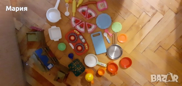 Дървена детска кухня с аксесоари, снимка 10 - Играчки за стая - 52822978