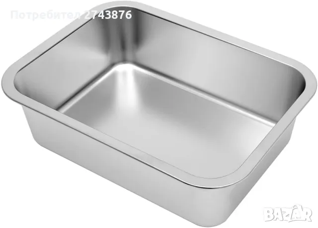 ТАВА ИНОКС ДЪЛБОКА EK-4015 SS - 40х30х15см., снимка 2 - Съдове за готвене - 47279534