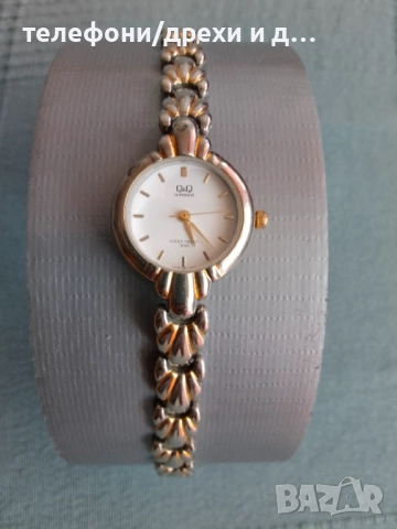 Позлатен дамски часовник Q&Q (1 микрон)