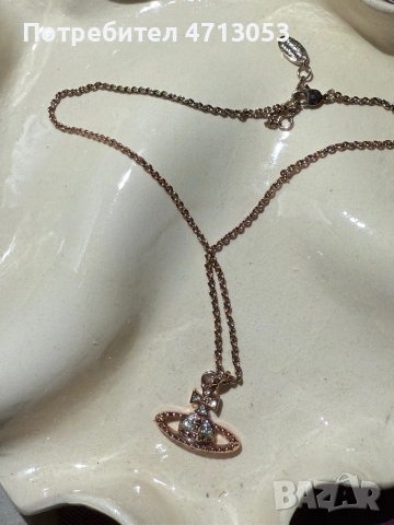 Vivienne Westwood Mayfair Bas Relief – Rose Gold – Пълен комплект, снимка 3 - Колиета, медальони, синджири - 53637376