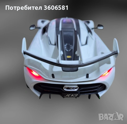 Метален реалистичен модел на Koenigsegg Jesko 2021г модел, снимка 4 - Коли, камиони, мотори, писти - 48365245