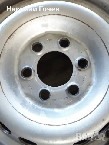 Комплект 4 бр. стоманени джанти 16" за Mercedes Sprinter / VW Crafter (6 1/2Jx16H2 ET62), снимка 6 - Гуми и джанти - 56211812
