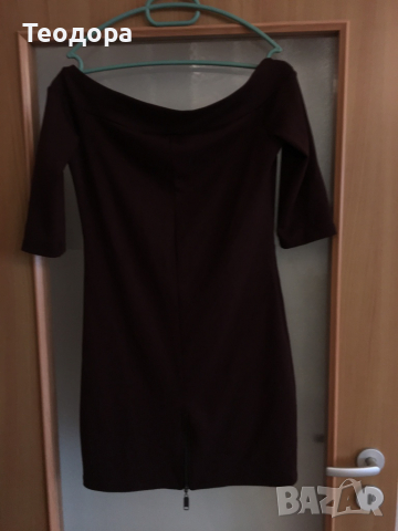 Кафява рокля р.S/M, снимка 6 - Рокли - 36311126