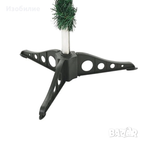 Коледна елха с бели заскрежени връхчета. С пластмасова стойка за 60 и 90см, всички останали са с мет, снимка 12 - Декорация за дома - 52373641