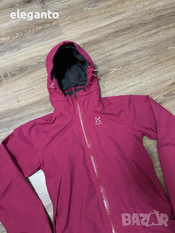 Висок клас Hard Shell дамско яке HAGLOFS GoreTex 28.000мм Lepus Jacket , XS размер, снимка 5 - Якета - 52827003